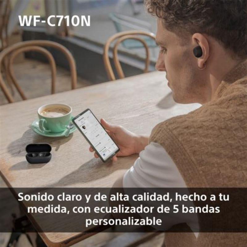 Sony WF-C710N Negro - Auriculares inalámbricos con cancelación de ruido  con sonido personalizable