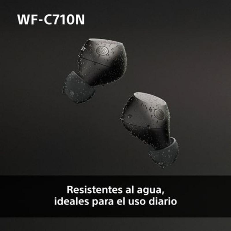 Sony WF-C710N Negro - Auriculares inalámbricos con cancelación de ruido resistente al agua
