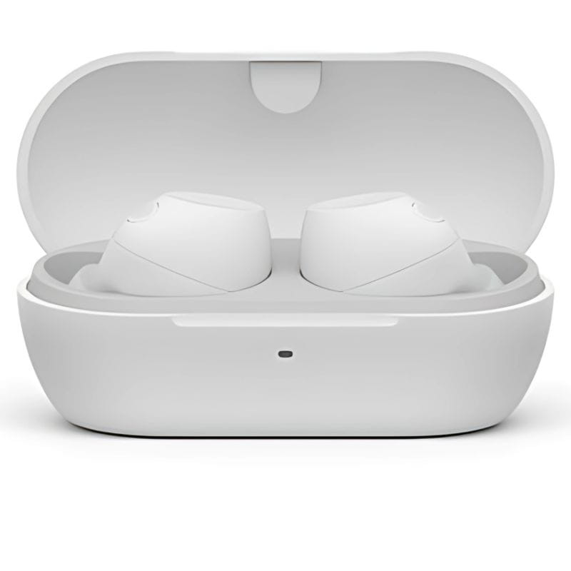 Sony WF-C710N Blanco - Auriculares inalámbricos con cancelación de ruido imagen de los auriculares dentro del estuche de carga