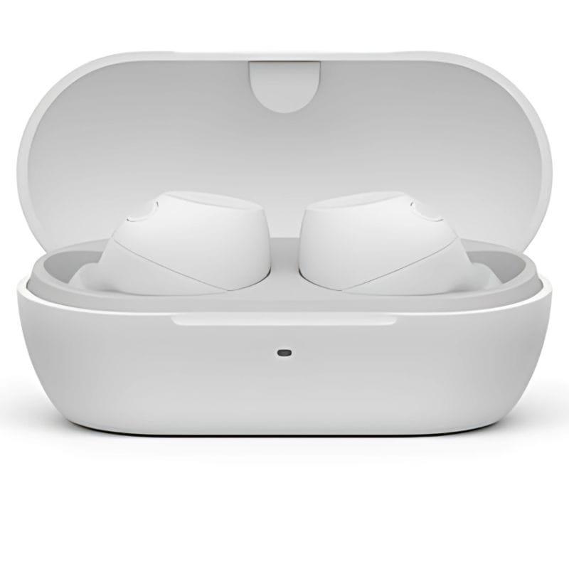 Sony WF-C710N Blanco - Auriculares inalámbricos con cancelación de ruido imagen de los auriculares dentro del estuche de carga