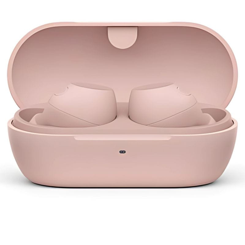 Sony WF-C710N Rosa - Auriculares sem fios com cancelamento de ruído, imagem dentro do estojo de carregamento