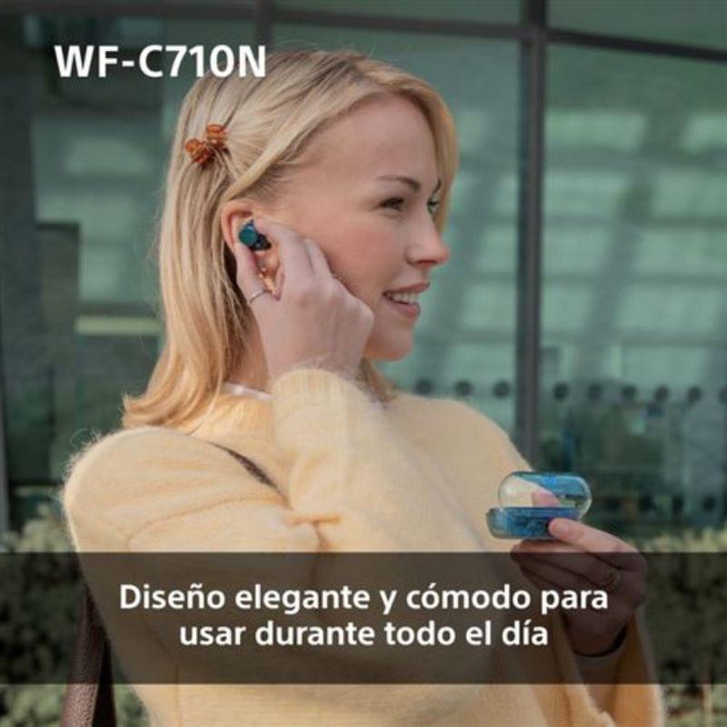 Sony WF-C710N Rosa - Auriculares sem fios com cancelamento de ruído e design confortável