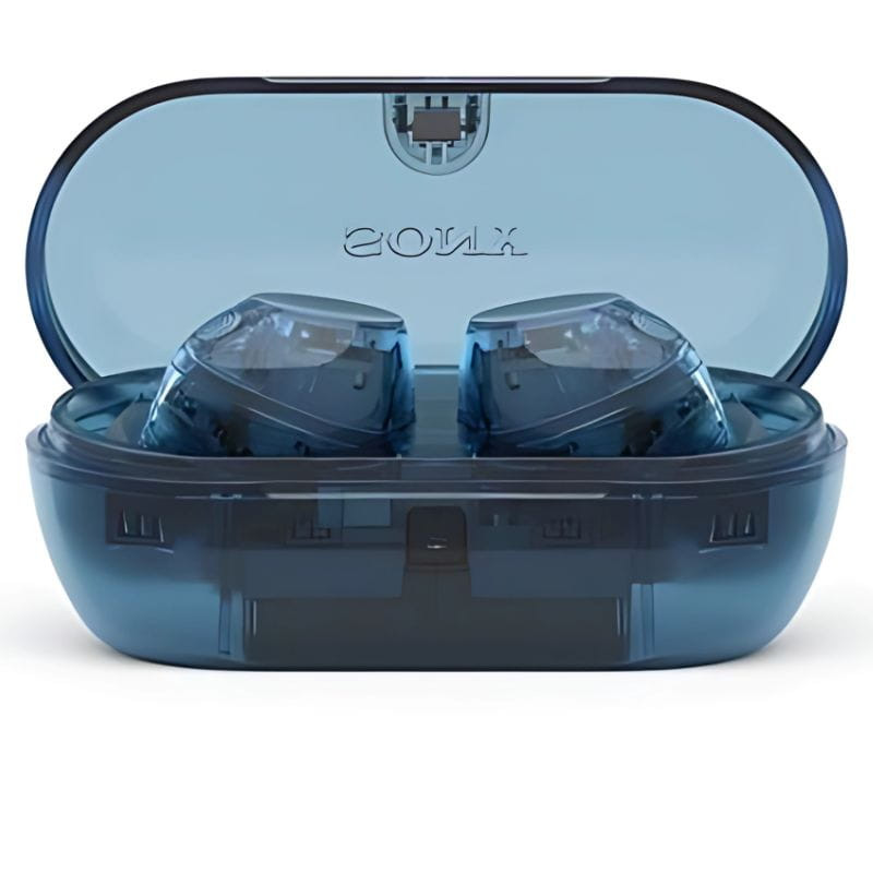 Sony WF-C710N Azul - Auriculares sem fios com cancelamento de ruído imagem dentro do estojo de carregamento