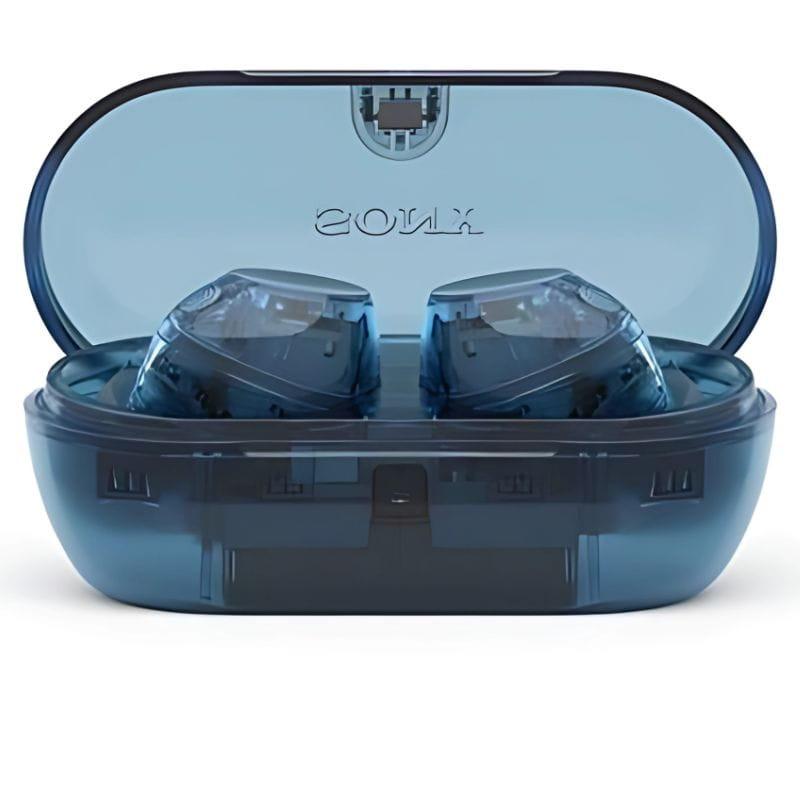 Sony WF-C710N Azul - Auriculares sem fios com cancelamento de ruído imagem dentro do estojo de carregamento