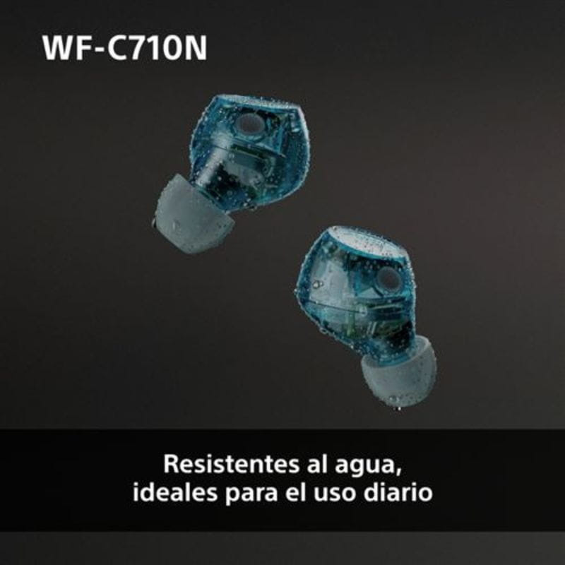 Sony WF-C710N Azul - Auriculares sem fios com cancelamento de ruído resistentes à água