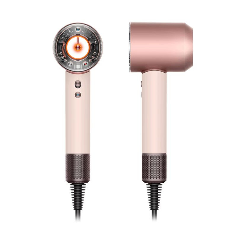 Lado de Dyson Supersonic Nural Rosa/Dourado