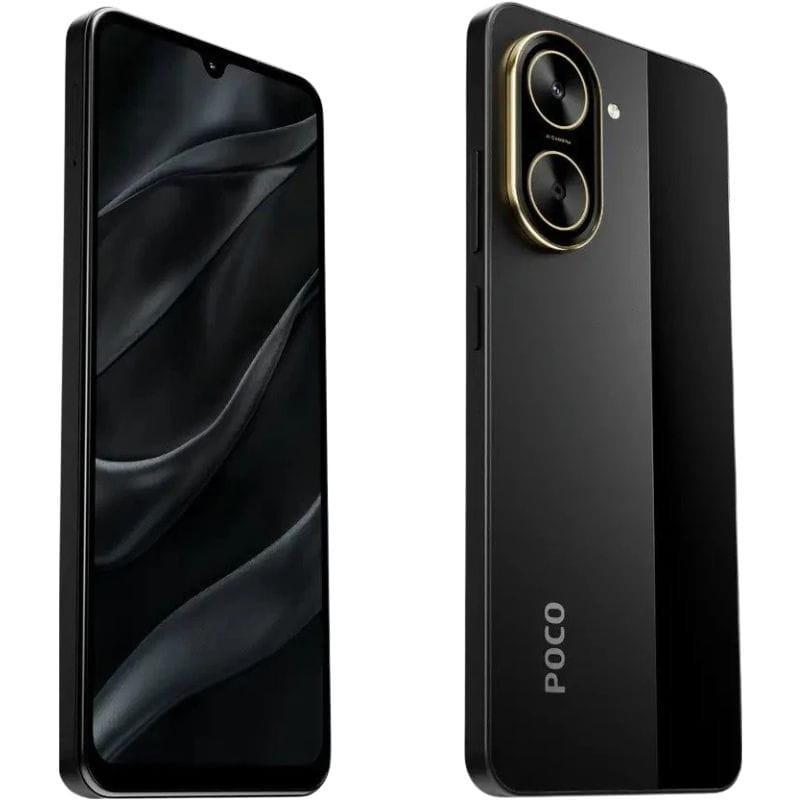 Xiaomi Poco C71 4GB/128GB Negro imagen delantera y trasera
