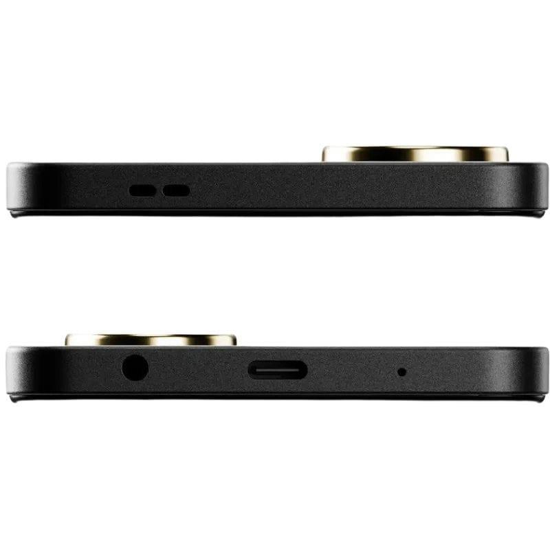 Xiaomi Poco C71 4GB/128GB Negro detalle de la parte de abajo y arriba del perfil