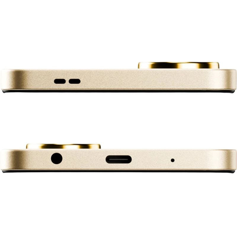 Xiaomi Poco C71 4GB/128GB Dorado imagen del perfil superior e inferior