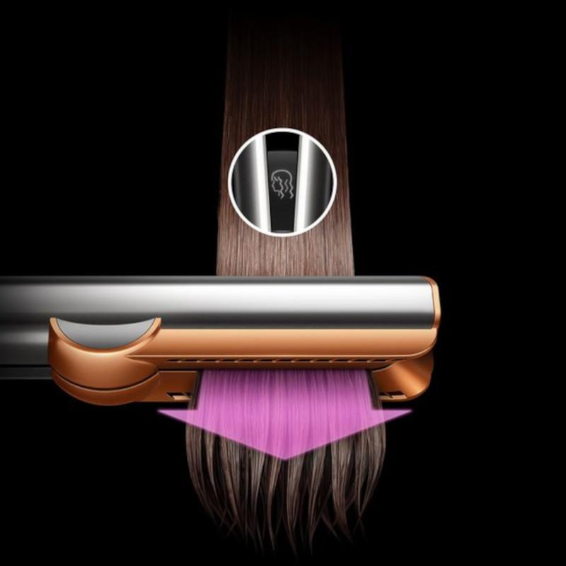 Potente Dyson Airstrait Oro Rosa