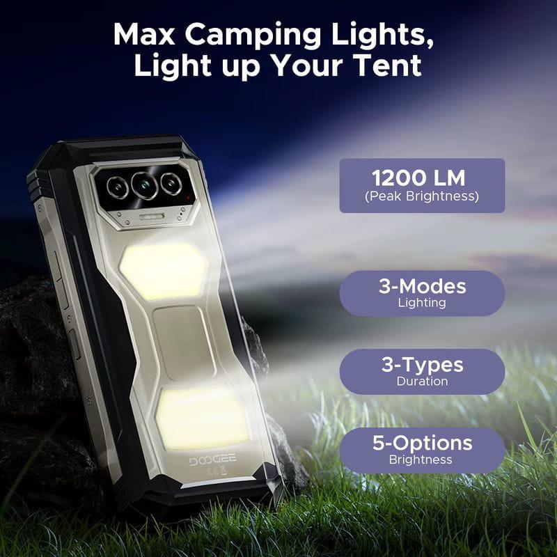 Luz de camping de Doogee V Max S Oro