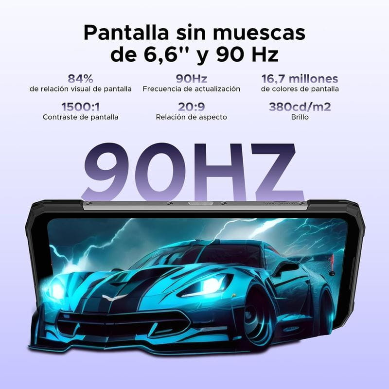 Écran de Doogee Blade 20 Argent