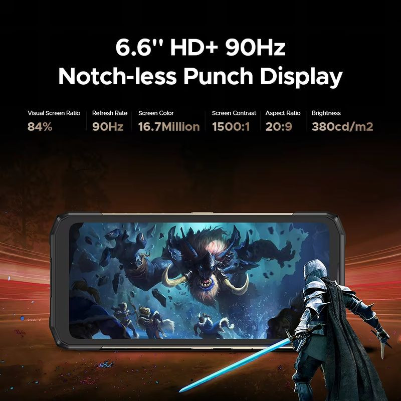 Pantalla de Doogee Blade 20 Turbo Oro