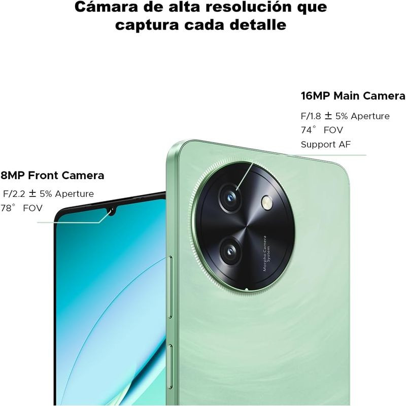 Cámaras de Doogee N59 Pro Verde