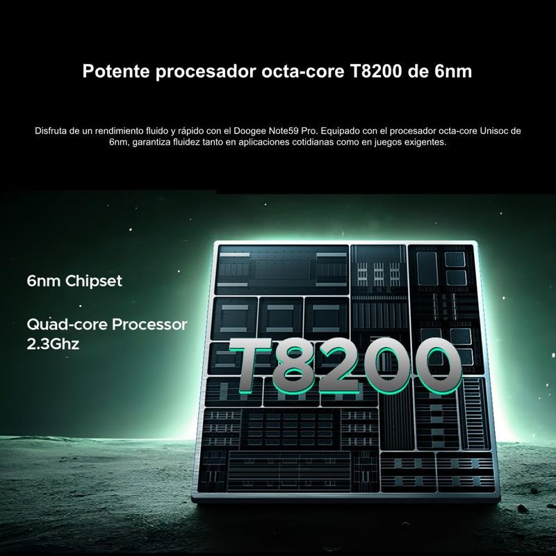 Procesador de Doogee N59 Pro Oro