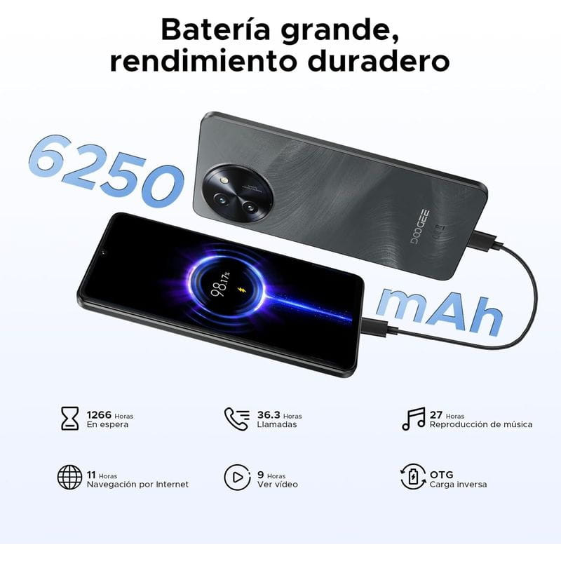 Bateria de Doogee N59 Pro Plus Negro