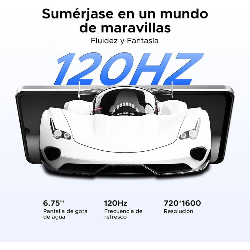 Taux de rafraîchissement de Doogee N59 Pro Plus Bleu