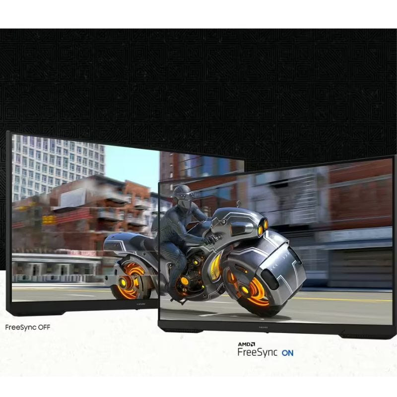 Samsung S32DG300EU 32 Full HD LCD 180 Hz FreeSync Negro, con FreeSync activado y desactivado