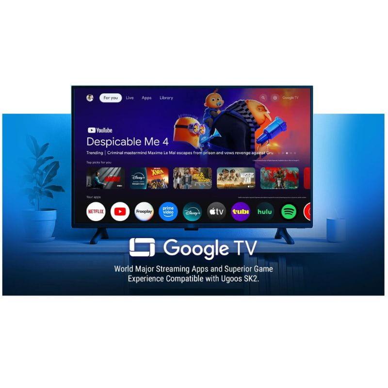 Ugoos SK2 RTD1325 4 GB/32 GB Android 12 - Android TV - Compatibilidade