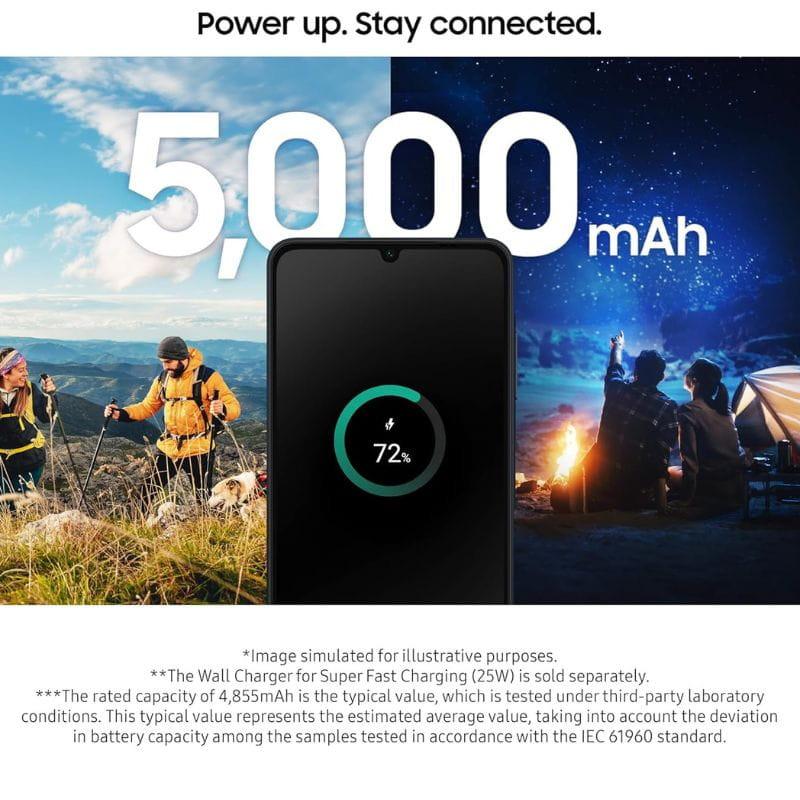 Samsung Galaxy A06 4G 4GB/128GB Negro amplia batería