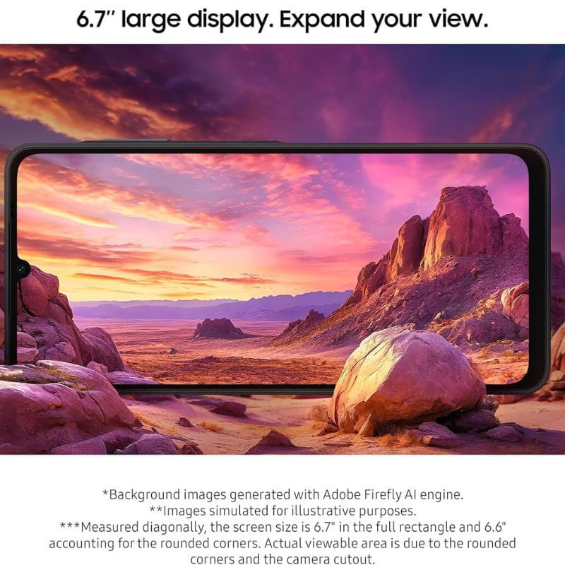 Samsung Galaxy A06 4G 4GB/128GB Negro pantalla de 6,7 pulgadas