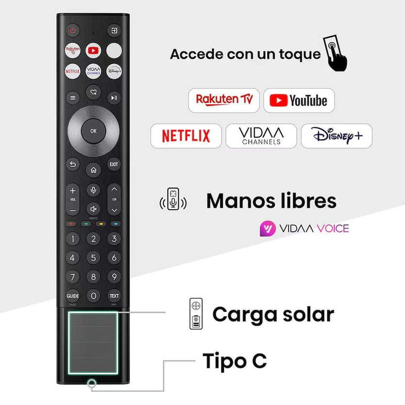 Commande de Hisense 55 55S7NQ