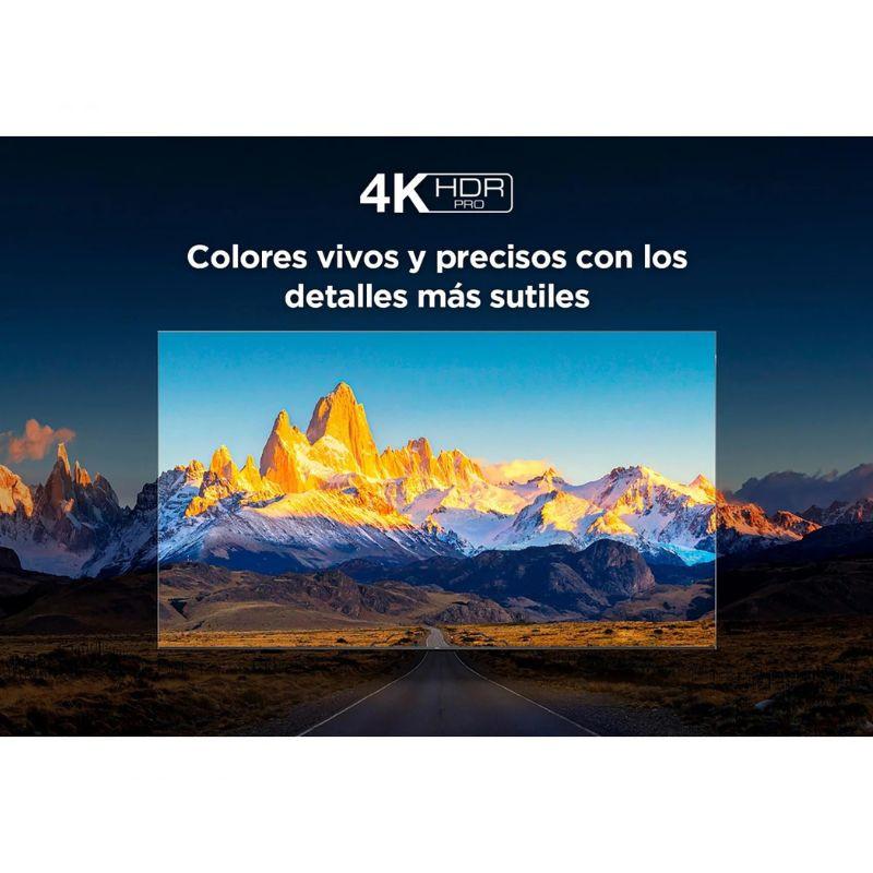 TCL 55C61B 55 pouces QLED Pro 4K Ultra HD avec HDR Pro, couleurs vives et détails précis sur écran fin à bords minces, idéal pour films et séries