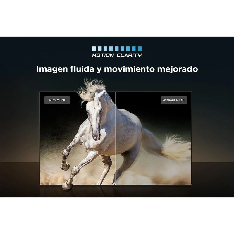 TCL 55C61B 55 pouces QLED Pro 4K Ultra HD, bords fins, image nette et fluide avec MEMC, contraste riche et couleurs vives pour scènes rapides