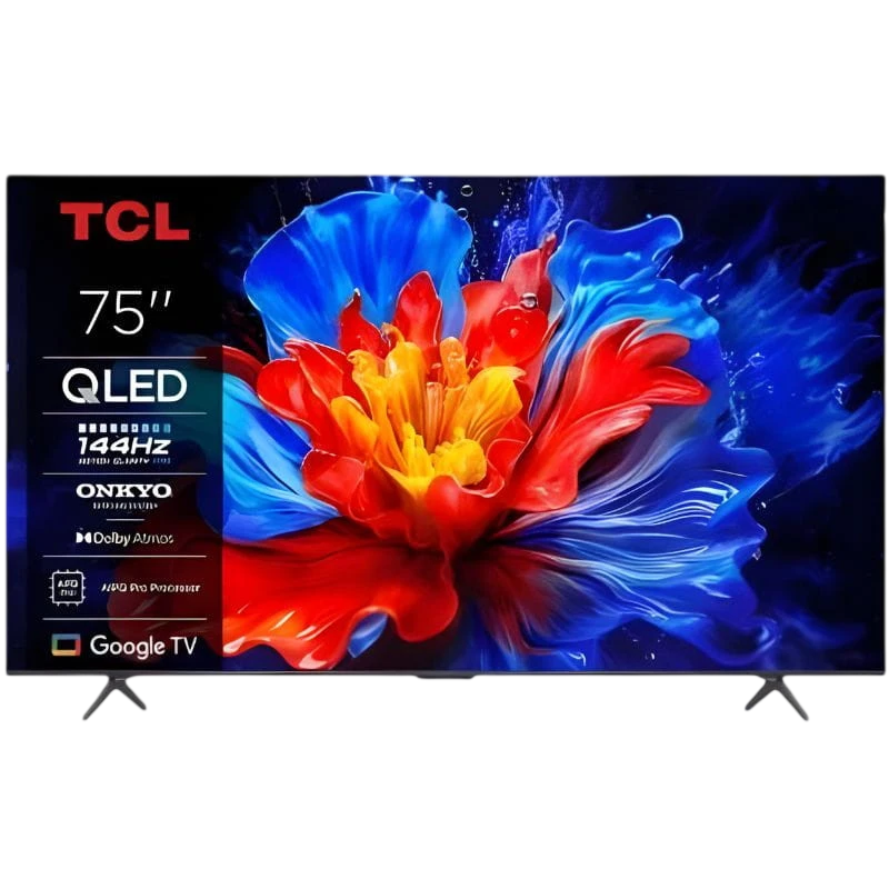 TCL P8K 75P8K 75" 4K Ultra HD QLED FreeSync Wi-Fi Smart TV Titânio
