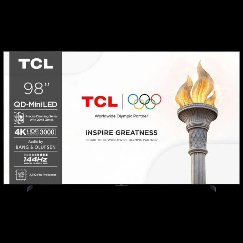 TCL 98C7K 98 4K Ultra HD QD-Mini LED Smart TV Metal