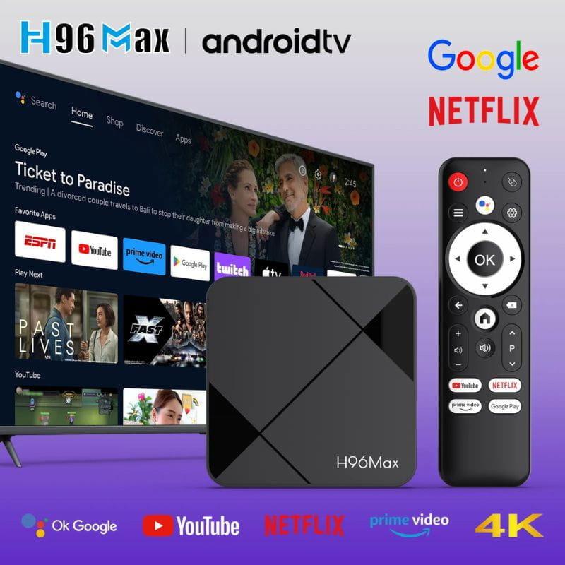 H96 Max RK3518 2 Go/16 Go Android 14 - Android TV, caractéristiques