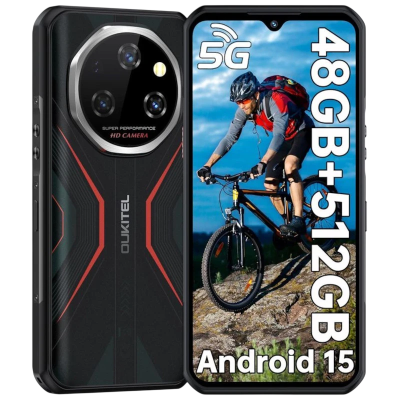 Oukitel WP55 Pro 5G 16GB/512GB Rojo Rugged