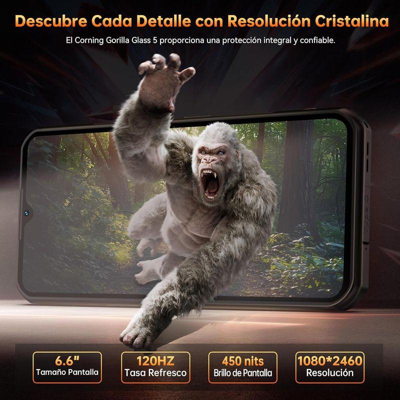 Pantalla de Oukitel WP55 Pro Rojo