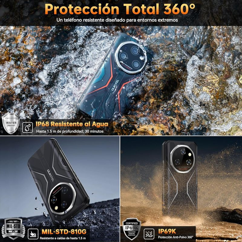 Protección de Oukitel WP55 Pro Rojo