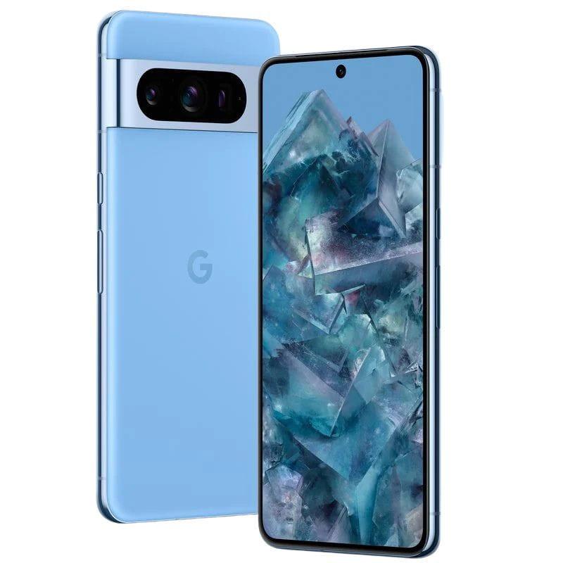Google Pixel 8 Pro 5G 12GB/128GB Azul Renovado - Estado Excelente imagen trasera y delantera