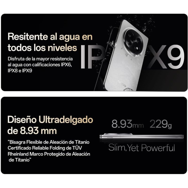 Resistente Oppo Find N5 Blanco