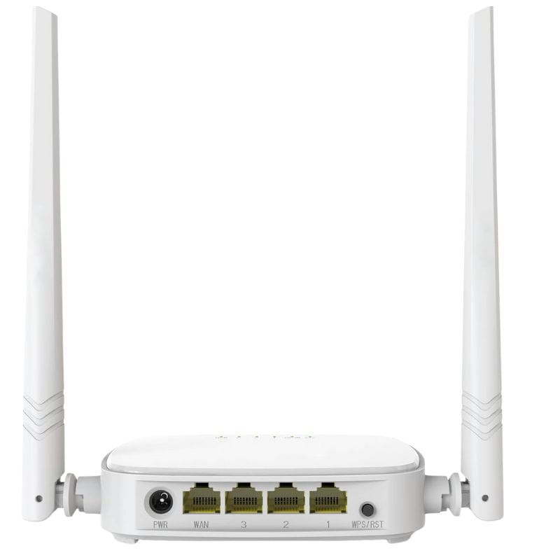 Tenda N301 router inalámbrico - Blanco, imagen trasera
