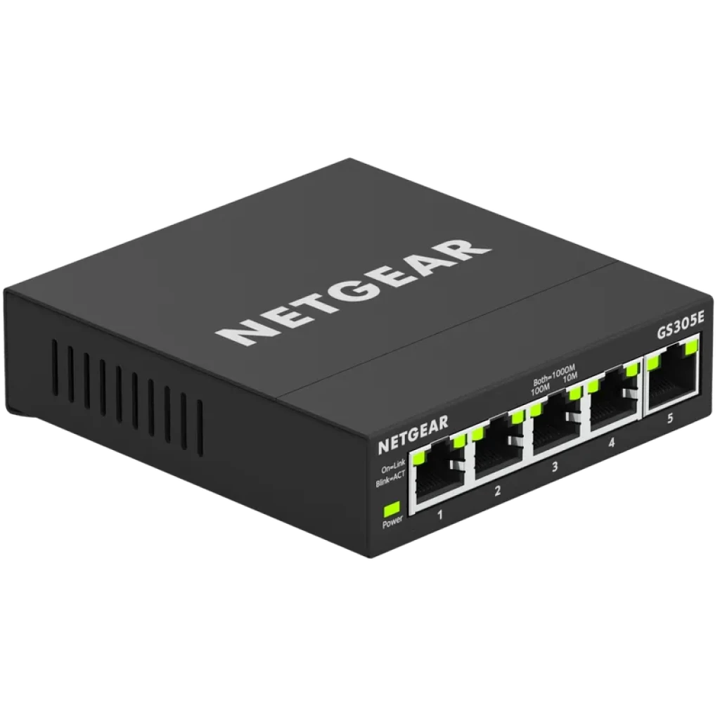 NETGEAR GS305E - Commutateur Gigabit Ethernet géré à 5 ports