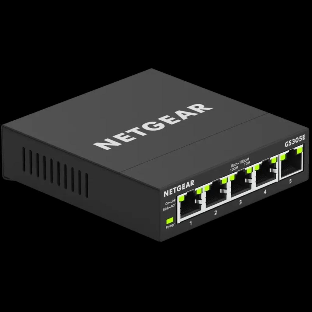 NETGEAR GS305E - Commutateur Gigabit Ethernet géré à 5 ports