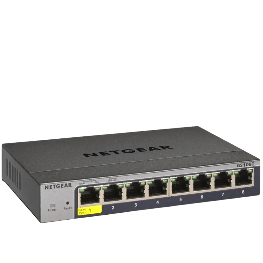 NETGEAR GS108Tv3 - Switch Gestionado L2 Gigabit Ethernet 8 puertos