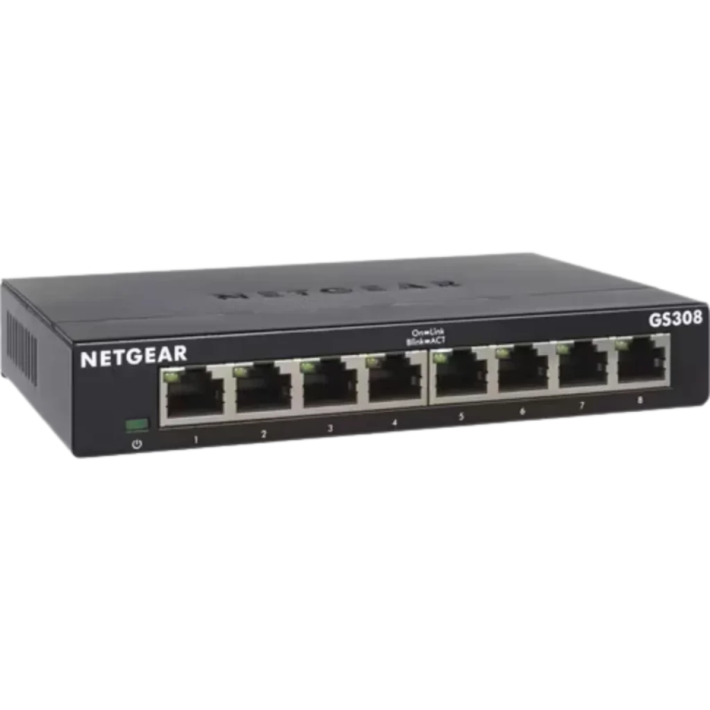 NETGEAR GS308-300PES - Switch não gerido L2 8 portas Gigabit Ethernet