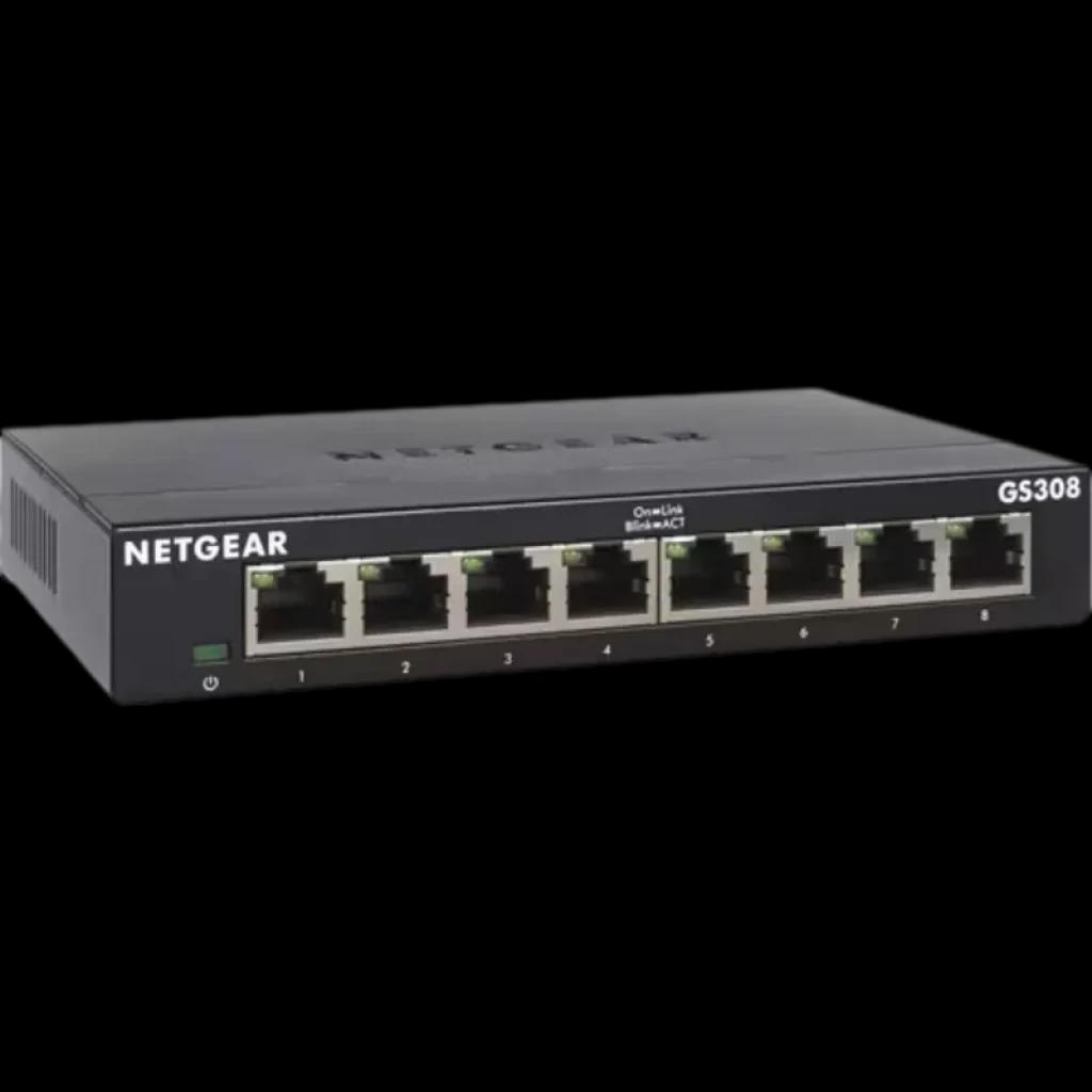 NETGEAR GS308-300PES - Switch não gerido L2 8 portas Gigabit Ethernet