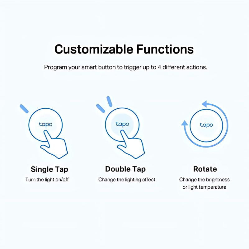 TP-Link Tapo S200B - Botón Inteligente personalizable
