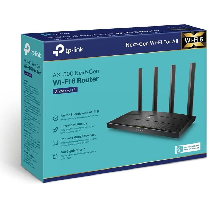 Caja de TP-Link Archer AX12