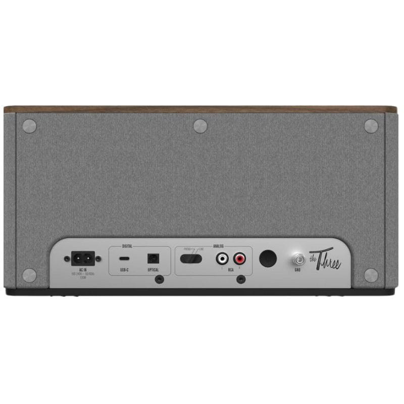 Klipsch The Three Plus Nogal - Coluna de mesa imagem traseira