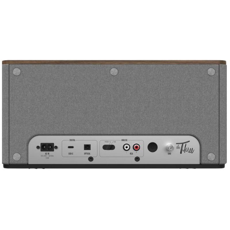 Klipsch The Three Plus Nogal - Coluna de mesa imagem traseira