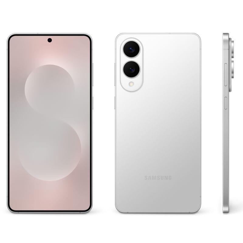 Samsung Galaxy S25 Edge 5G 12GB/256GB Titanium Silver: vistas traseira, frontal e lateral