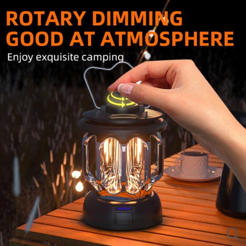 Superfire T36 - Lampe de camping avec commande rotative