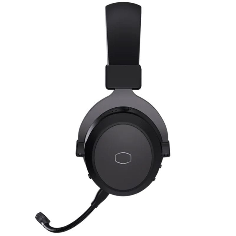 Cooler Master CH351 Auriculares Gaming con copa ovalada negra, diadema acolchada y micrófono flexible desmontable, diseño cerrado y minimalista