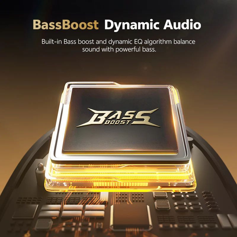 Bass Boost de QCY Crossky R70 Negro